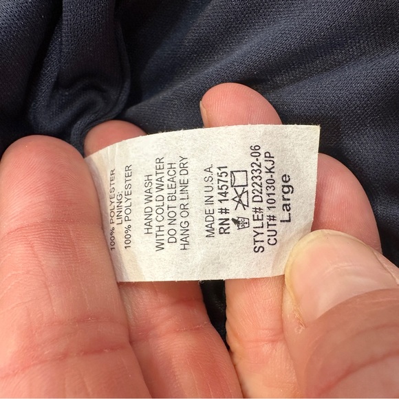 Peach Love California Navy Floral Mini Dress SZ L - Picture 5 of 5